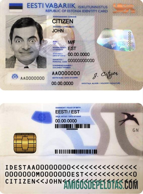 Estonia ID amostra